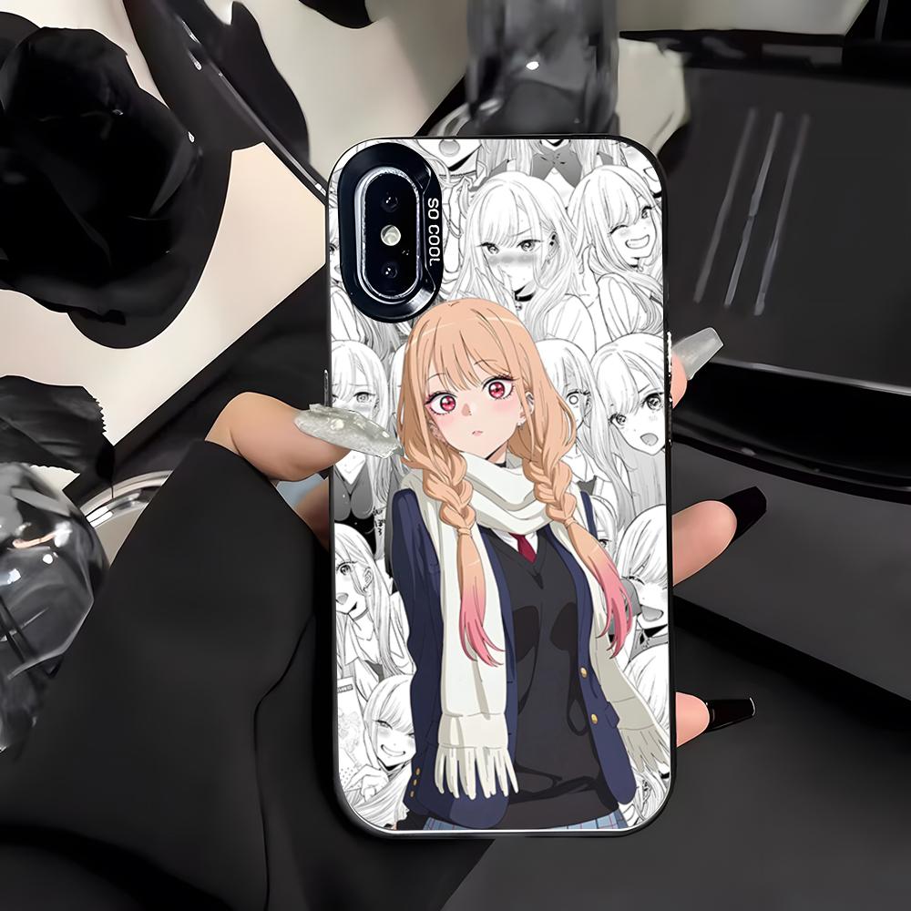 Чехол для телефона Kitagawa Marin Для IPhone 17 Air 16 E 15 14 Plus 13 12 11 Pro Max Цветной Серебристый Чехол