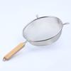 Stainless Steel Mesh Strainer with Wooden Handle Fine Mesh Filter Spoon Wire Sieve
