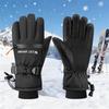 Новые зимние уличные водонепроницаемые теплые перчатки с карманом для мужчин и женщин, велосипедные перчатки, нескользящие лыжные перчатки, аксессуары для лыжной доски
