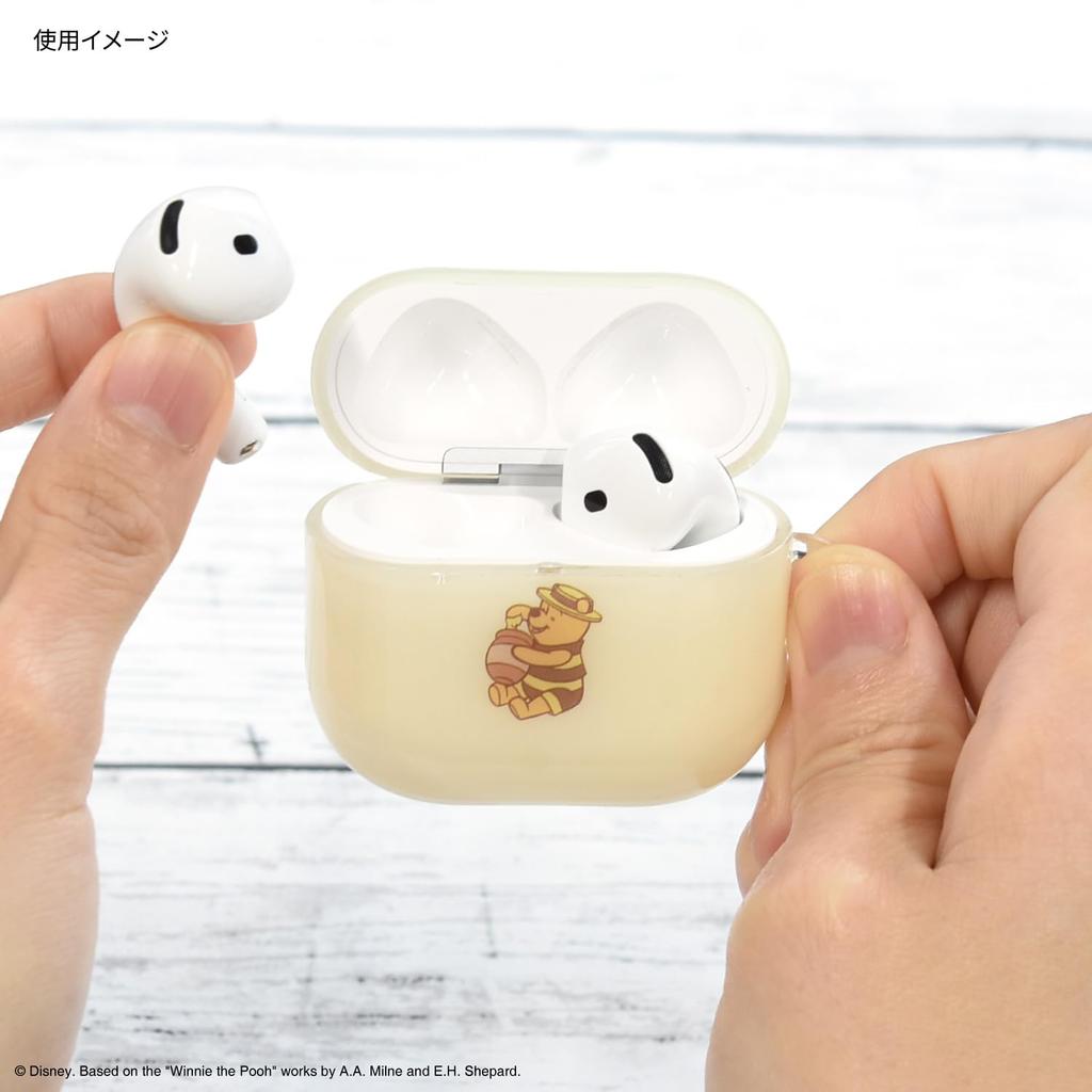 Мягкий чехол Gourmandies Disney Character / Совместимость с AirPods 4 Винни-Пух DNG-241PO