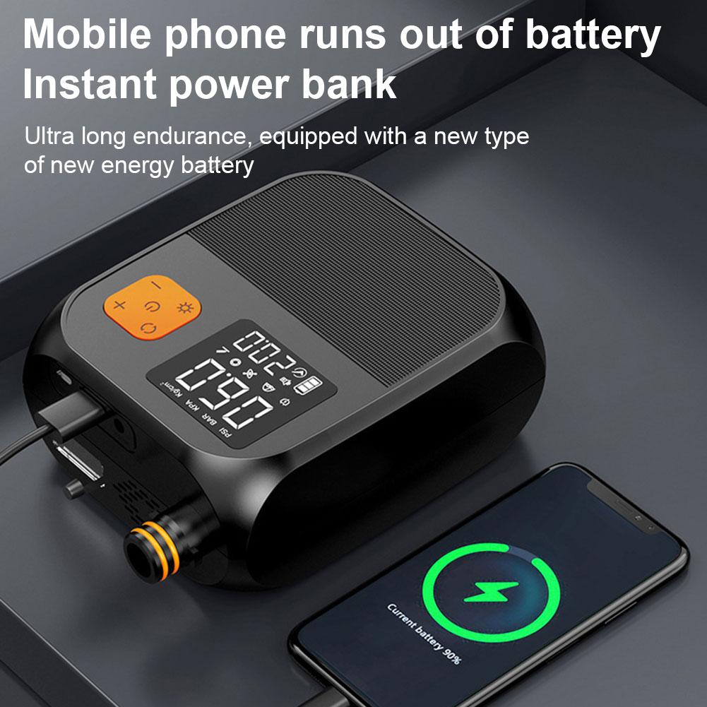 Беспроводной воздушный насос 8000 мАч Электрический насос для весел Перезаряжаемый Двухступенчатый Накачивание Портативный Электрический Насос Для Каяков Ветровой Винт Z1O6