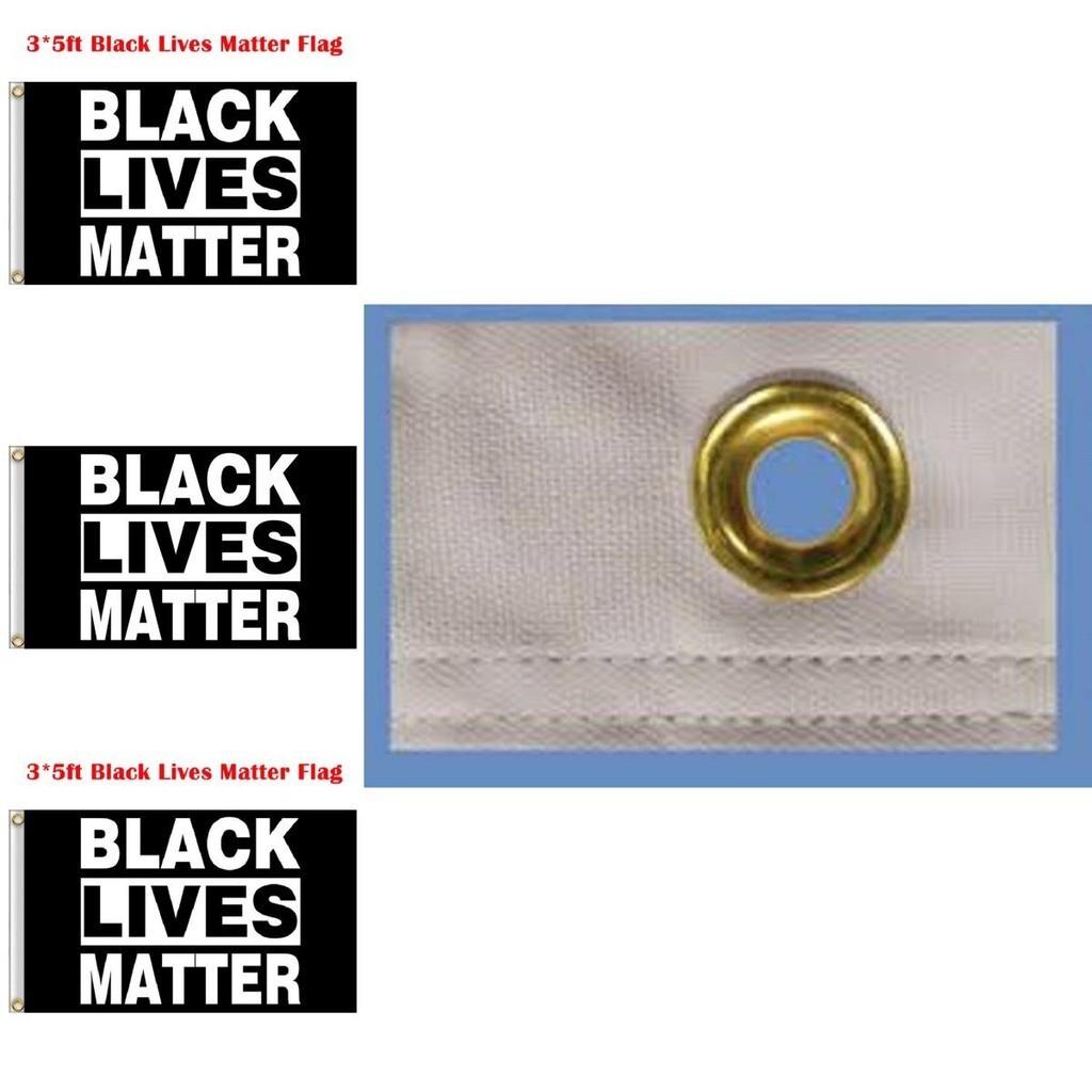 Яркий флаг Black Lives Matter размером 3x5 футов, изготовленный из легкого и прочного полиэстера