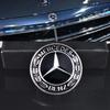 UBLNQ1 C200 E200 For Mercedes Benz 38mm 42mm ABS Car Hood Sticker Car Front Grilled Cover Emblem Accessory for Mercedes Benz W203 W204