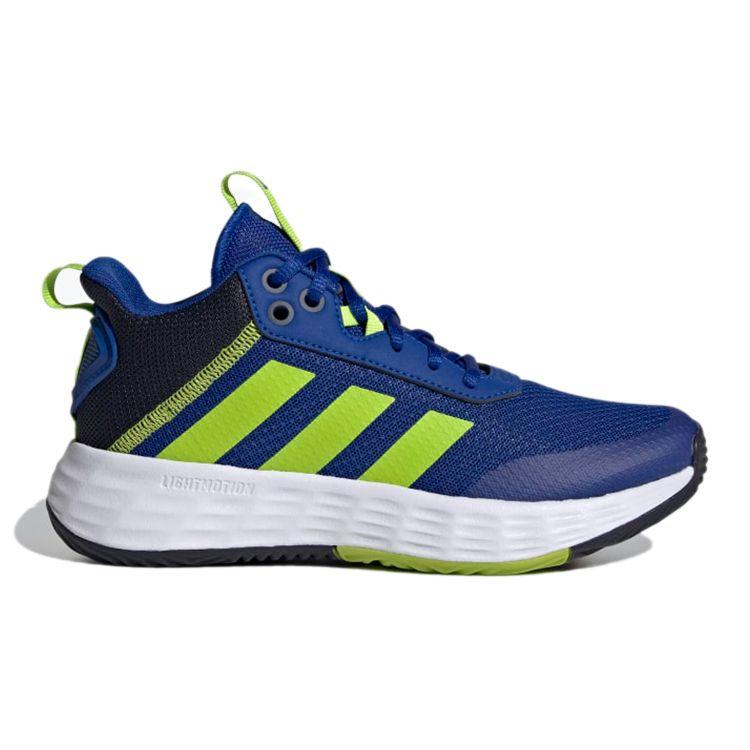 adidas Детские кроссовки Own The Game 2.0 J Royal Blue Semi Solar Slime Legend-Ink H01557