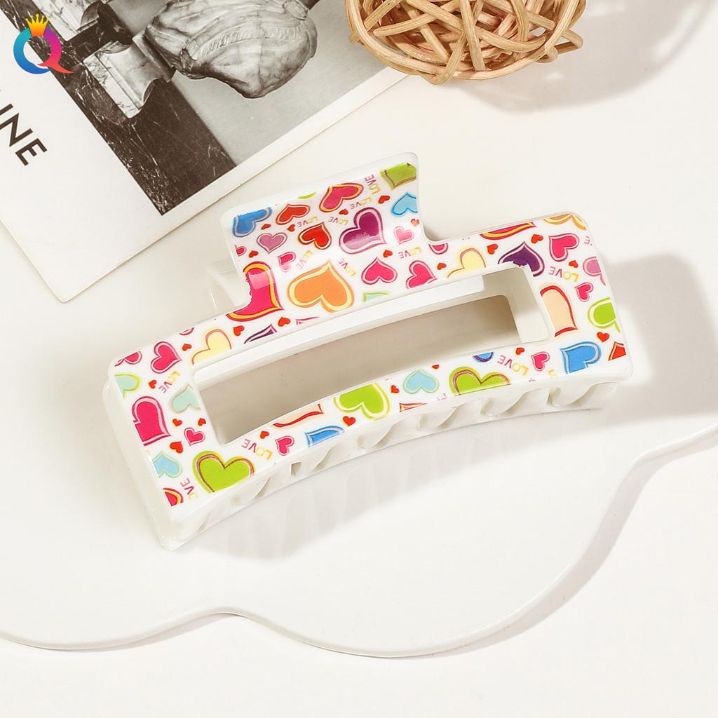 Printed Hair Clip Shark Clip Leopard Clip Large Summer Clip Hair Accessories