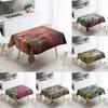 Patio Garden View Tablecloth Restaurant Table Decoration Stain Resistant Waterproof Rectangular Kitchen Home Decor