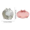 Smooth Surface Bow-Shaped Jewelry Dish Wavy Edge 3D Printed Tray  Desk Office Table