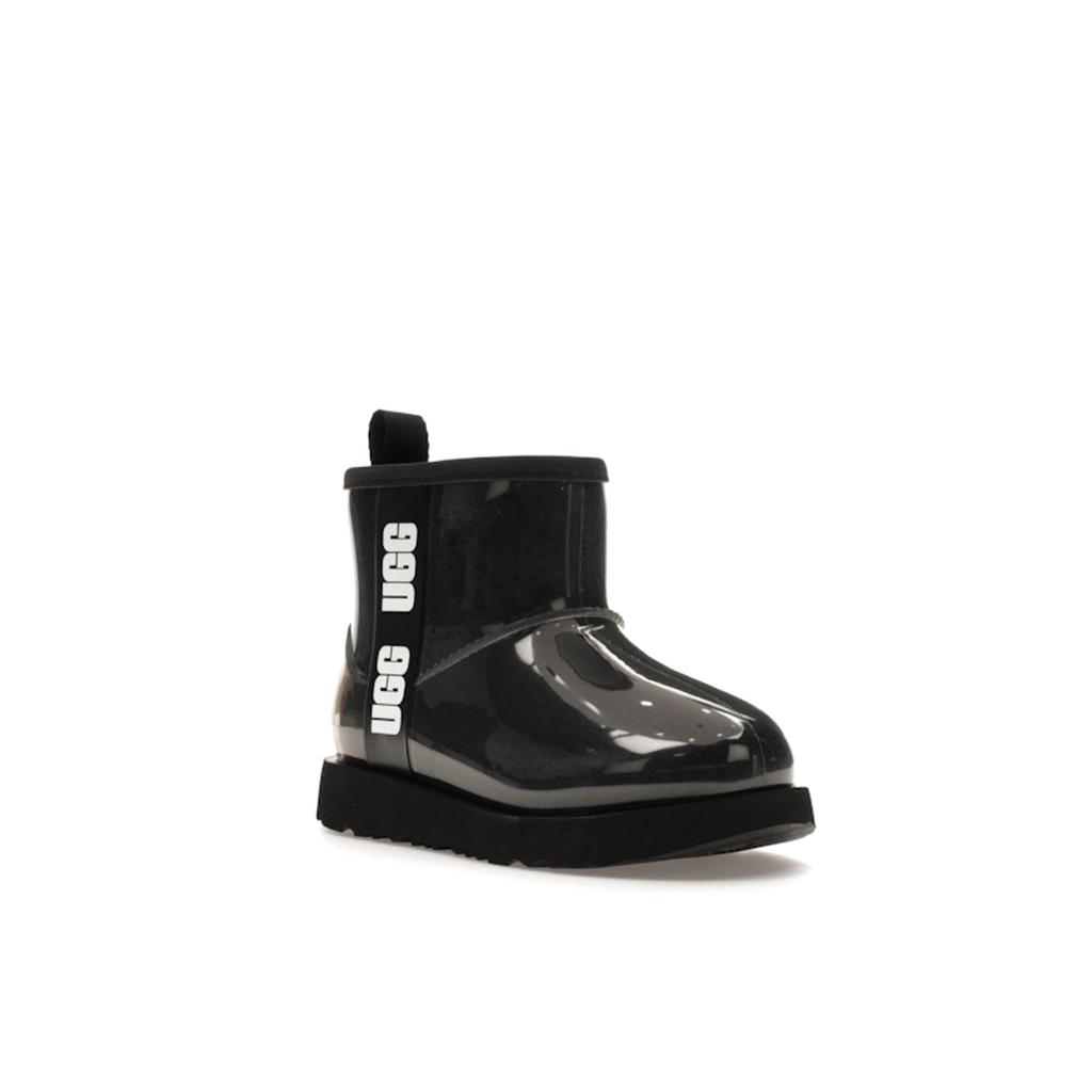 UGG Классические прозрачные мини-сапоги II Детские Черные Детские кроссовки 1112386K-BLK