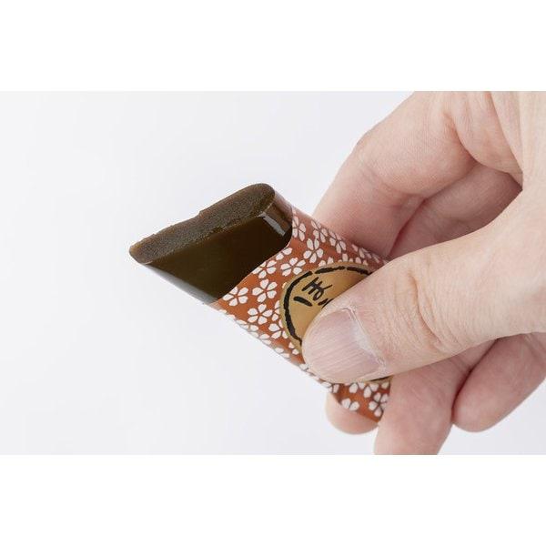 Morinoya Кусочек Ходзича Ёкан (Японский десерт, приготовленный с пастой из красной фасоли) Вагаси