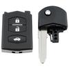 2/3 Buttons 433MHz Flip Remote Car Key Fob with ID63 80bit Chip Fit for MAZDA Car 2 M2 Demio /3 M3 Axela/ 5 M5 Premacy / 6 M6 Atenza / 8 M8