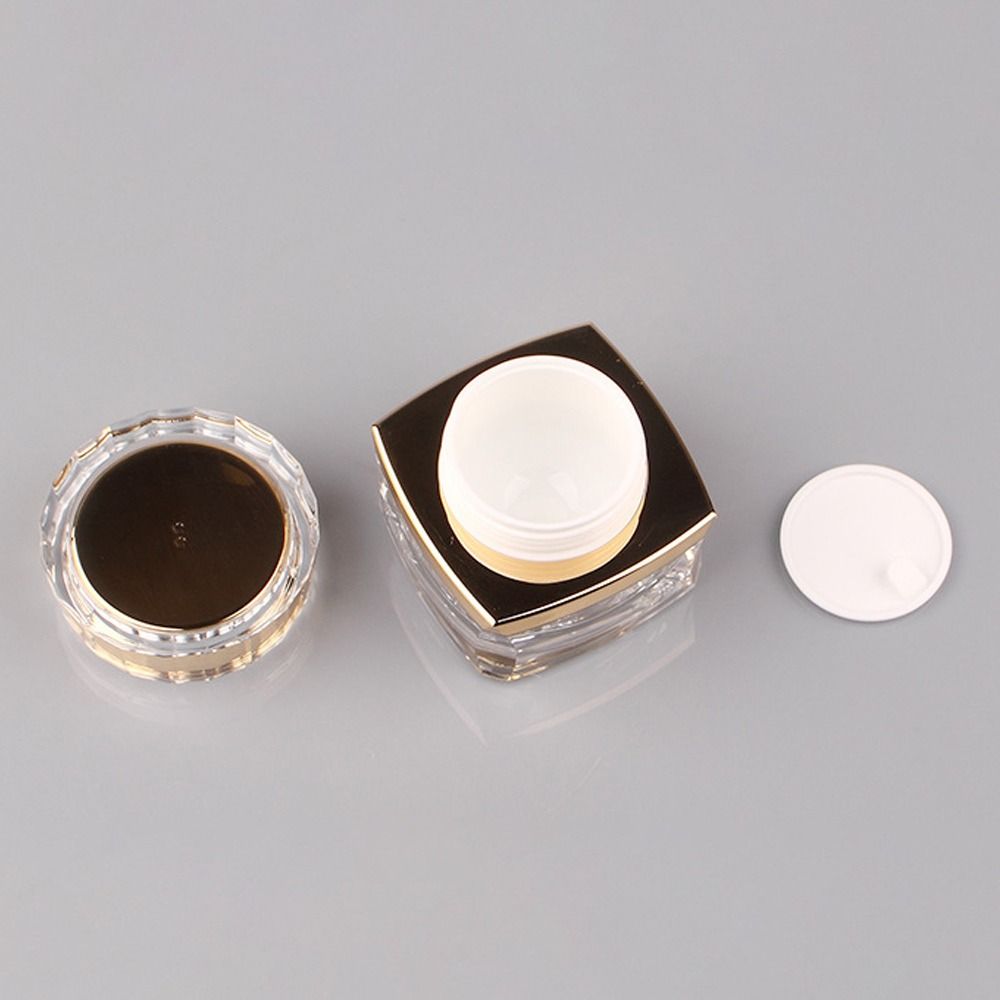 5g 10g 20g 30g 50g Square Empty Makeup Jar Transparent Cosmetic Container Eye Cream Packaging Jar