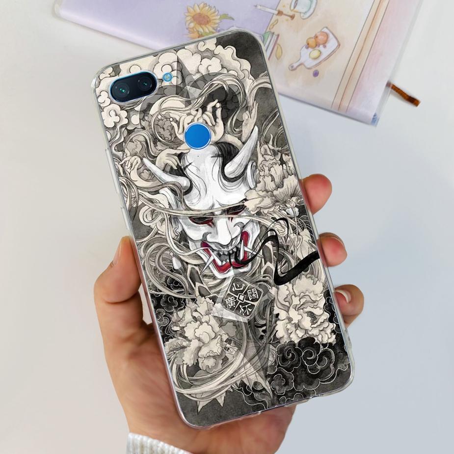 Чехол для Xiaomi Mi 8 Lite Милый Расписной Чехол Прозрачный Силиконовый Чехол для Телефона Для Xiaomi Mi 8 Lite 8Lite Задняя Крышка 6.26'' Fundas Coque