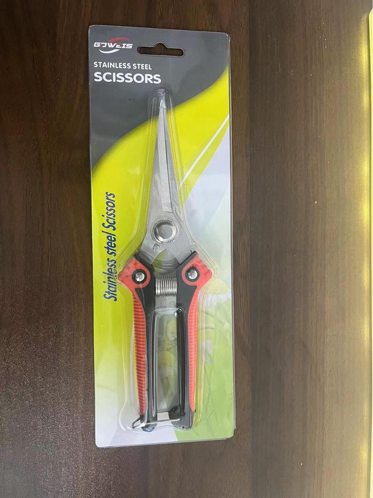 Сверхпрочные секаторы с лезвиями из нержавеющей стали и эргономичной нескользящей рукояткой