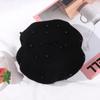 Toddler Pearly Warm Beret Hat Girls Hats Children Caps Headgear