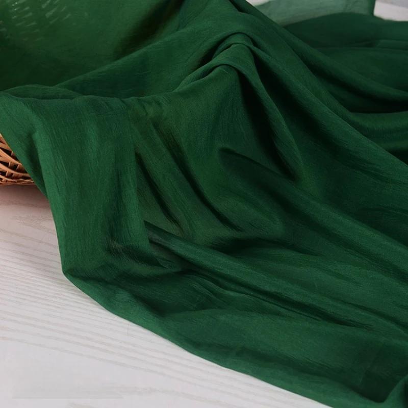 100x150 см шелковый хлопковый материал ткань однотонная для нижней подкладки юбки одежда ткань одежда DIY швейная оптовая продажа