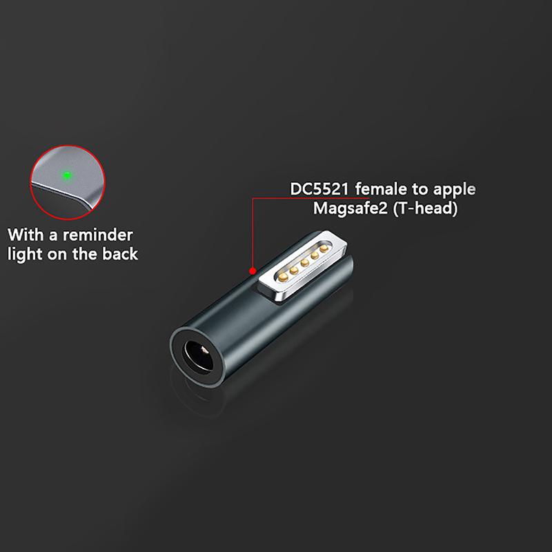 140W Type C Magnetic Adapter For Apple Magsafe 1/2/3 For Macbook Air Pro 90Degree Elbow Usb C Female Fast Charging Converter