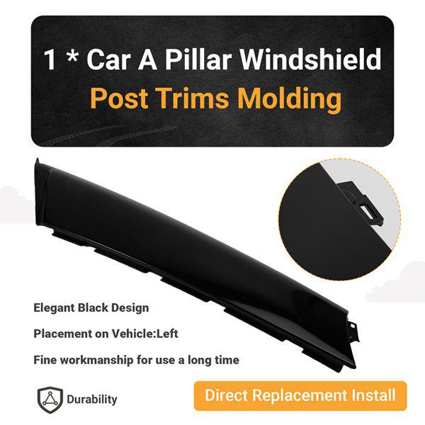 The 51137300007 is designed for the left front A-pillar exterior trim on BMW Mini F56 two-door models.