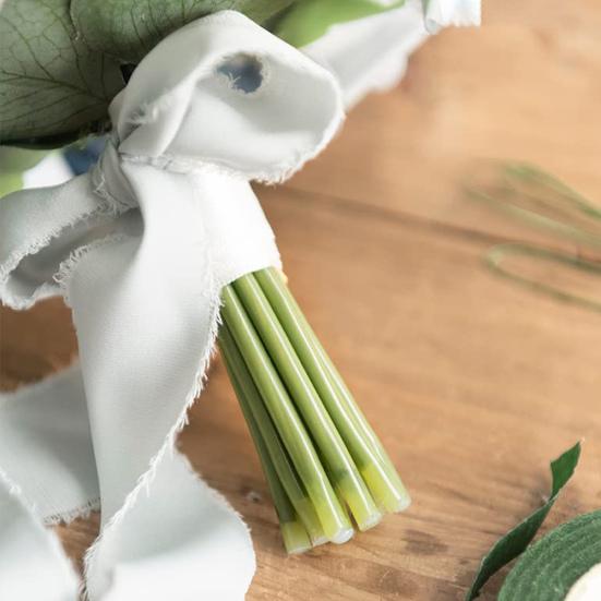 Удобная трубка на стебле цветка, зеленая, прочная, своими руками