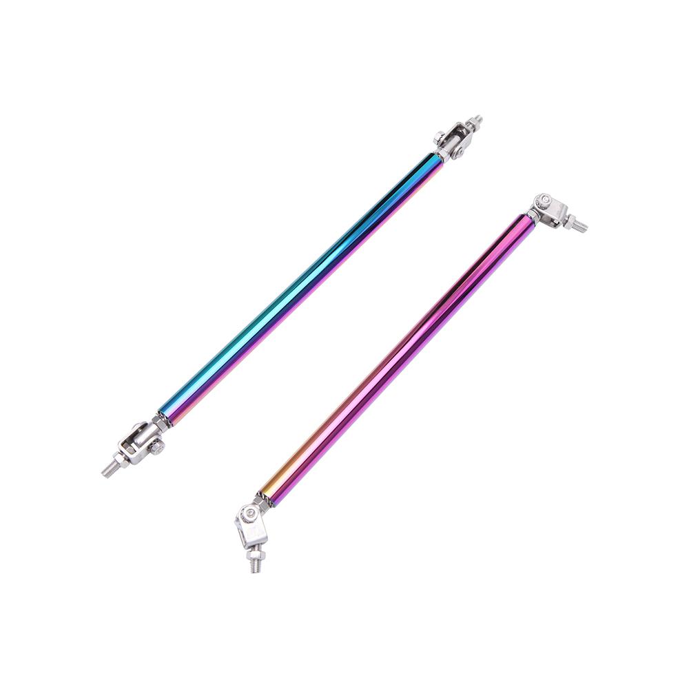 2 шт. универсальный регулируемый передний бампер, разделитель губ, стойка, опорная стойка, спойлер для гонок, 15/20 см, передний и задний бампер автомобиля