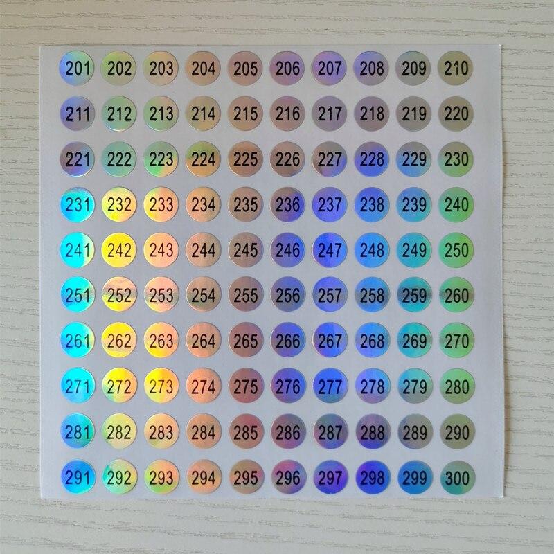1-500 наклейка с номером для лака для ногтей, цветной гель-лак, маркировка, нумерация, маникюрный инструмент ZKStar ZH
