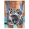 Men's beach shorts, gym shorts, 3D printing, graphic printing, breathable, soft shorts for vacation