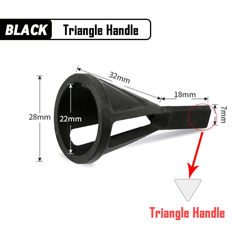 Инструмент для снятия заусенцев с внешней фаски, металлическое шестигранное треугольное сверло для обрезки для медных винтов из нержавеющей стали, быстрое удаление заусенцев