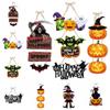 Hanging Hanging Paper Pumpkin Paper Skeleton Door Hanging Halloween Bat Pendant  Festival Gift