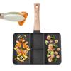 Section Divided Breakfast Pan Section Versatile Breakfast Grilling Pan Portable And Versatile Breakfast Grilling Pan For Eggs