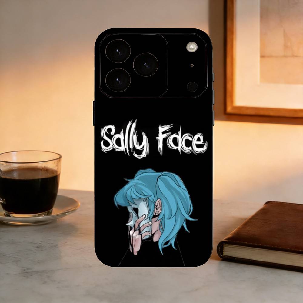 Sally Face Сал Фишер Готический Хоррор Чехол для Телефона Силиконовый Мягкий Для IPhone 17 16 15 14 13 12 11 X XR Plus Pro Max Plus