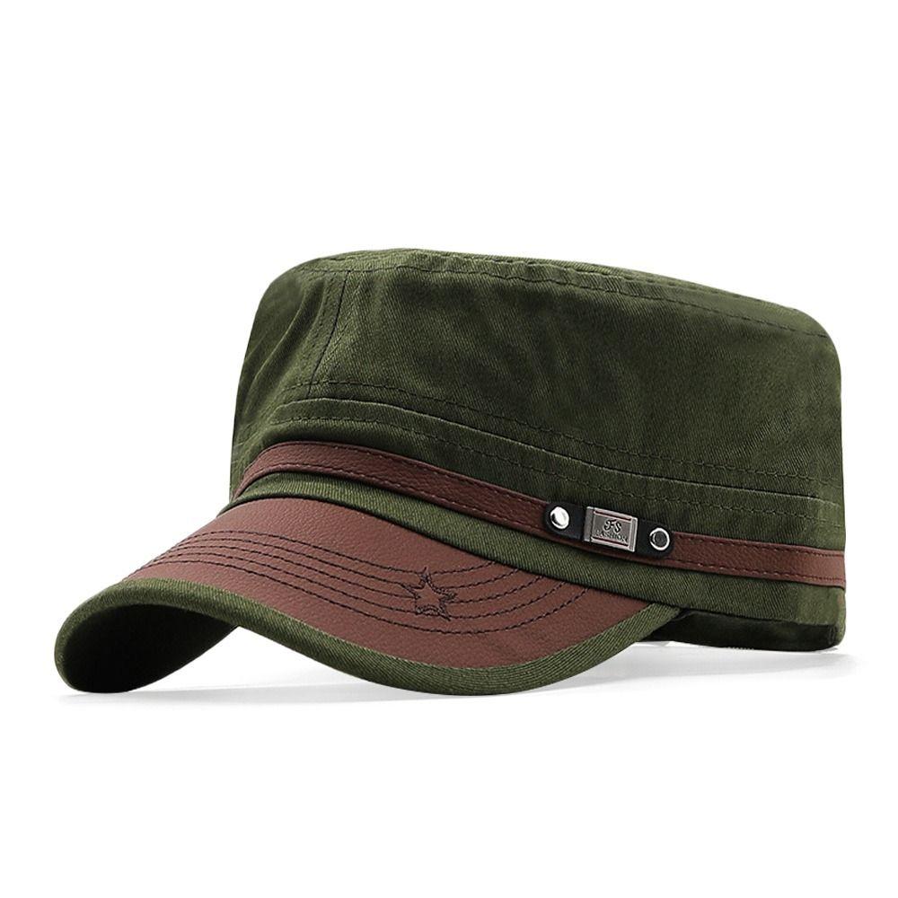 Casual Breathable Adjustable Cadet Hat Baseball Cap Sun Cap Hat