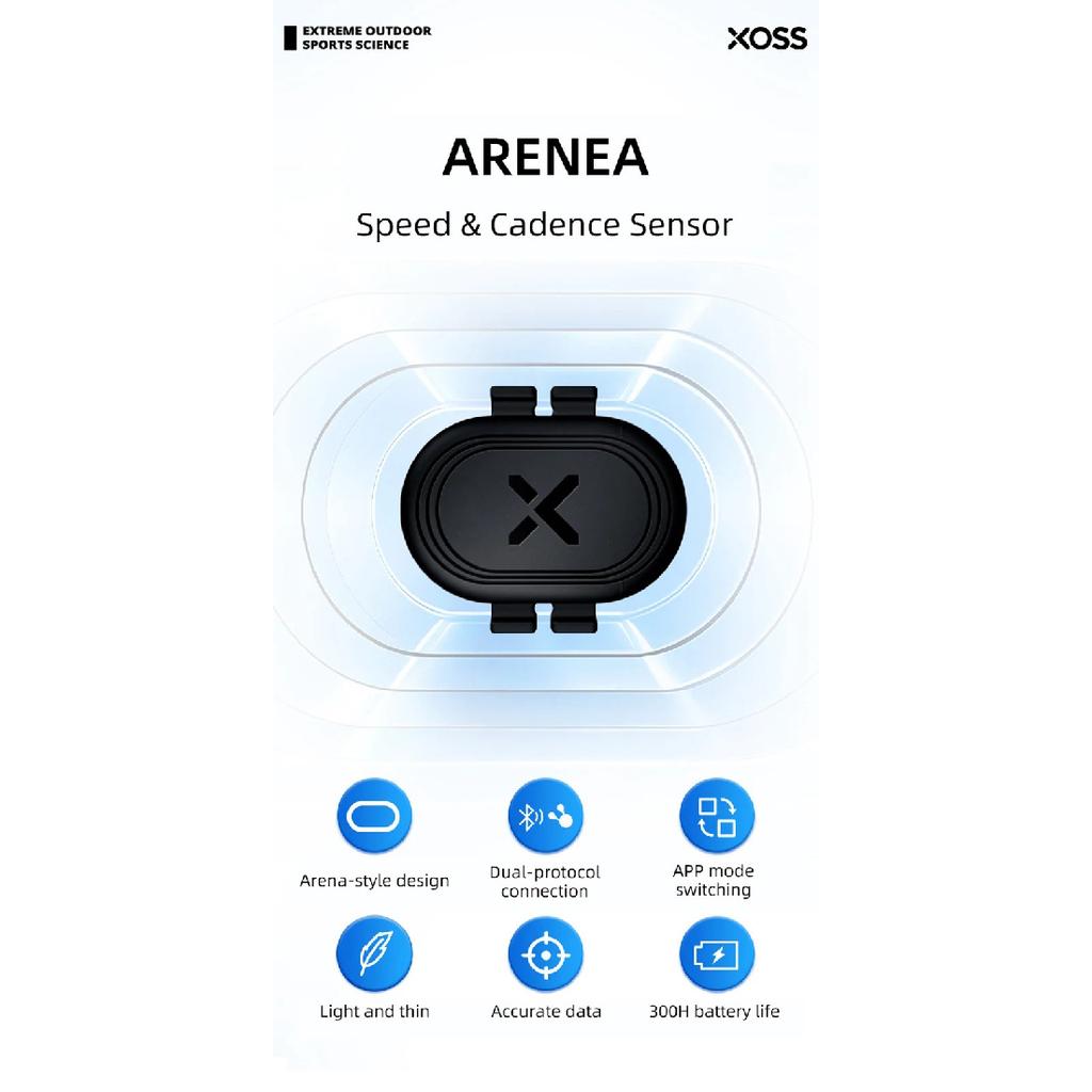 Датчик скорости и каденса NES XOSS ARENA ANT+ для велоспорта Для GARMIN EDGE iGPSPORT BSC100s BSC200 Bryton G+ G2 G3 plus Велосипедный GPS-компьютер