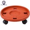 Large Rolling Flower Pot Base with Thickened Plastic Tray and Universal Wheels