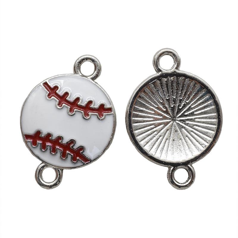 Ретро Подвеска с Двойной Подвеской в Виде Спортивных Мячей, Сплав, Ювелирный Аксессуар