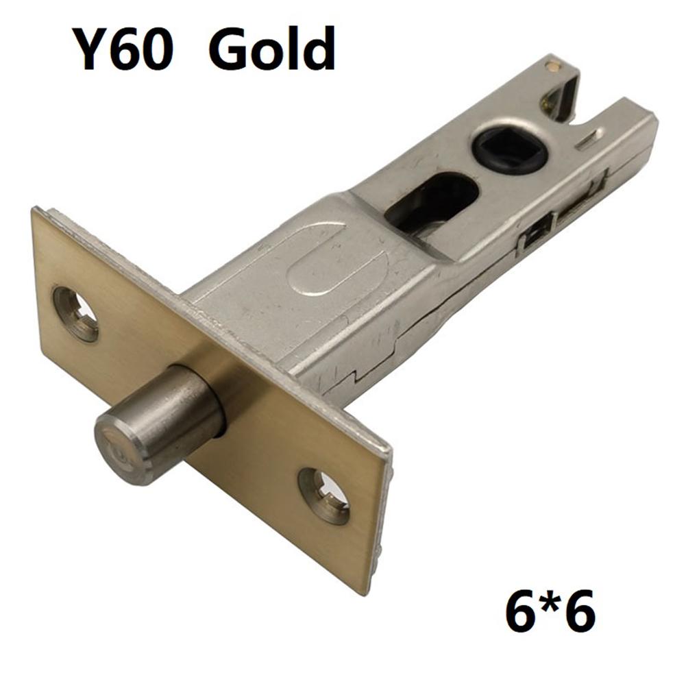 Корпус замка для ванной комнаты Цилиндровый замок Язычок Туалетный Одноязычковый Дверной засов Обустройство дома Фурнитура для двери ванной комнаты