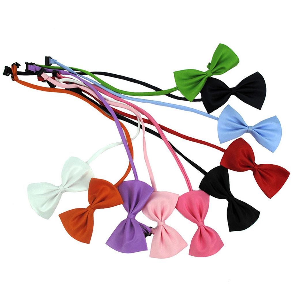 Decorative And User Friendly Cat And Dog Bow Tie With Fine Stitching Pet Easy To Put On No Shedding