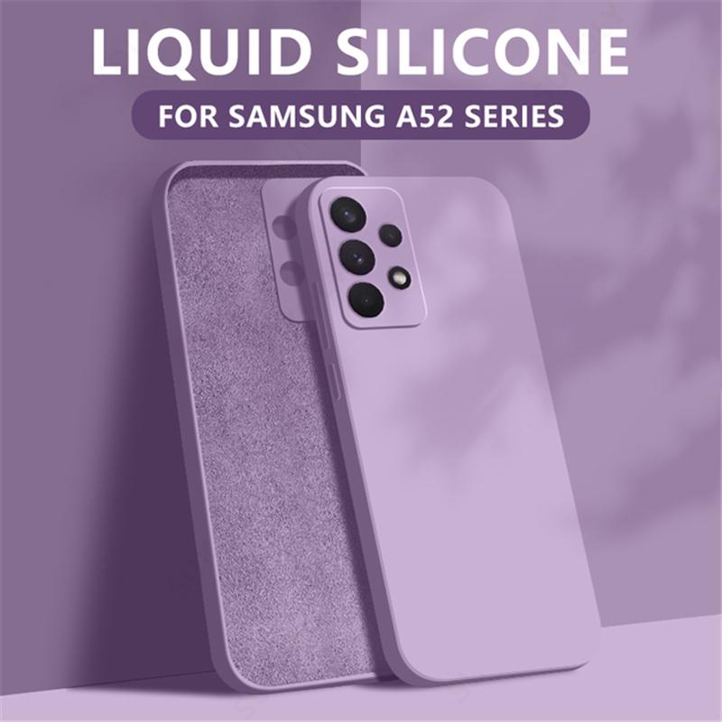 Мягкий силиконовый чехол из жидкого силикона с квадратными конфетами для Samsung Galaxy S23 Ultra S22 S21 Plus A54 A53 A33 A73 A04S A14 A23 A24 A34 M53 M33 M32 4G 5G гелевая задняя крышка