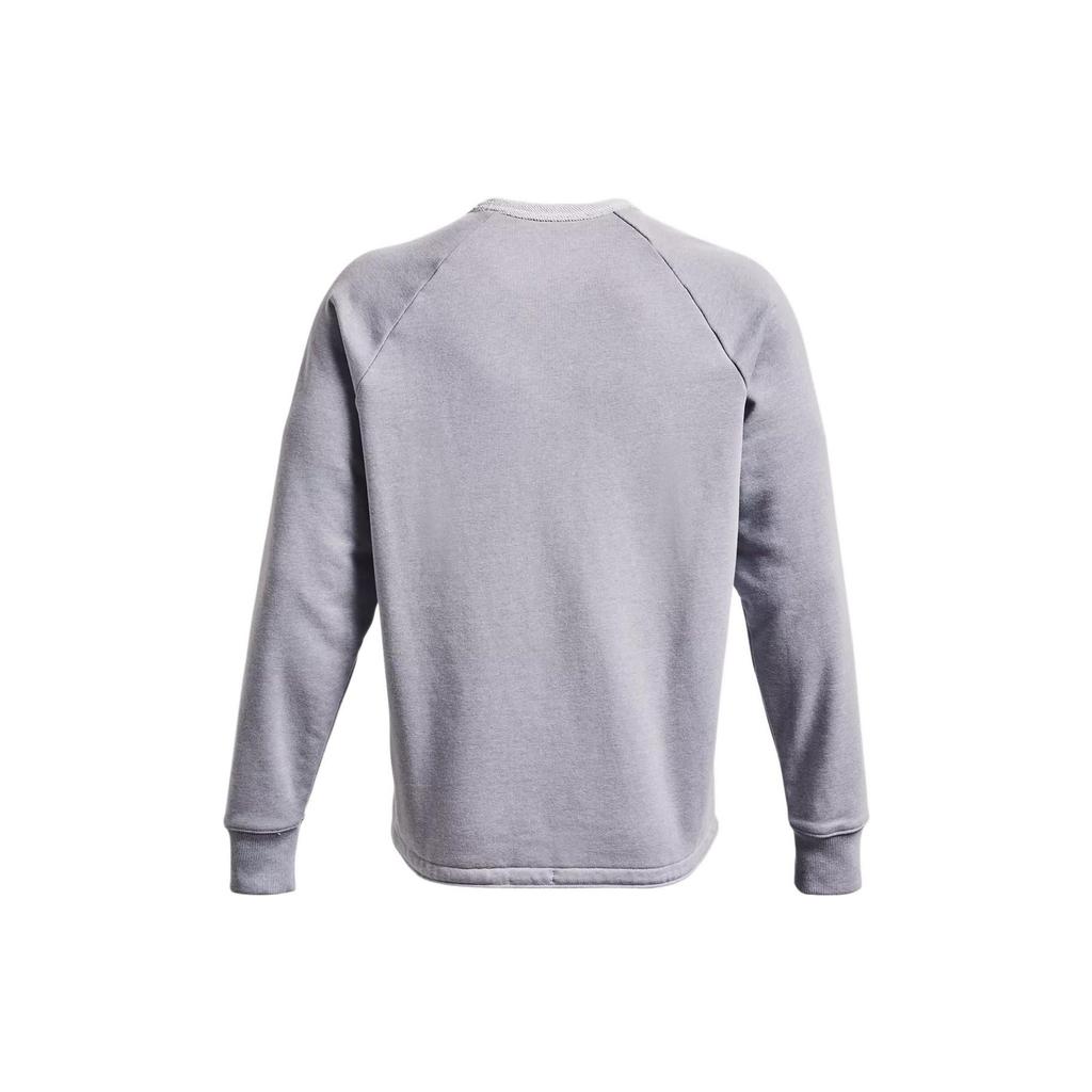 Under Armour Project Rock Solid Color Training Повседневная спортивная толстовка с длинными рукавами Мужские топы Серый 1370452-011