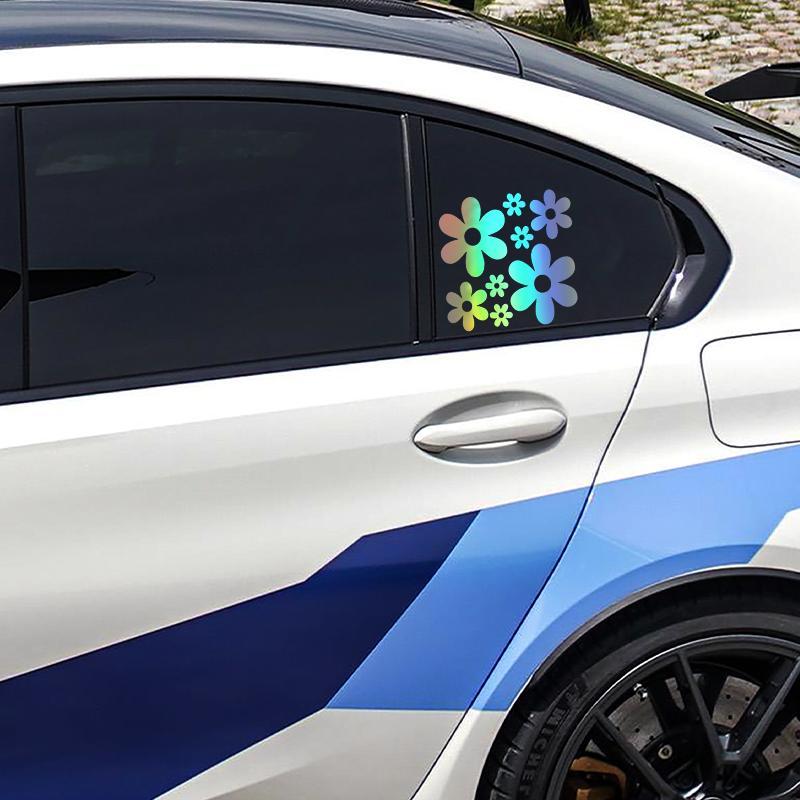 G157 Наклейка на автомобиль Цветок Красивая для Окна Автомобиля Декорации Кузова Автомобилей Мотоциклов Внешние Аксессуары Виниловые Наклейки