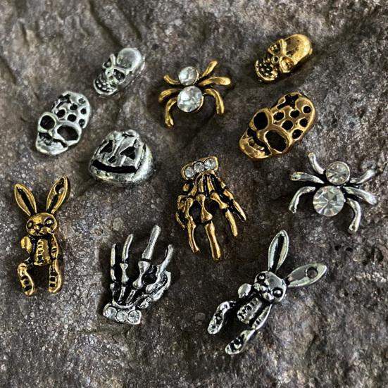 20 шт. украшения для ногтей креативной формы, высокая прочность, защита от ржавчины, блестящий визуальный эффект, широкое применение, декоративное сияние