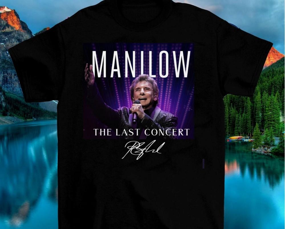 NEW Barry Manilow_s Final Concerts Live In 2025 Black All Size Shirt