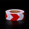 Red & White Reflective Arrow Tape for Traffic and Safety