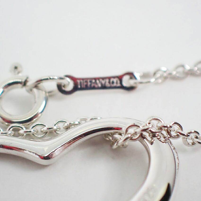 [Used] TIFFANY/Tiffany 925 open heart pendant/g468-33