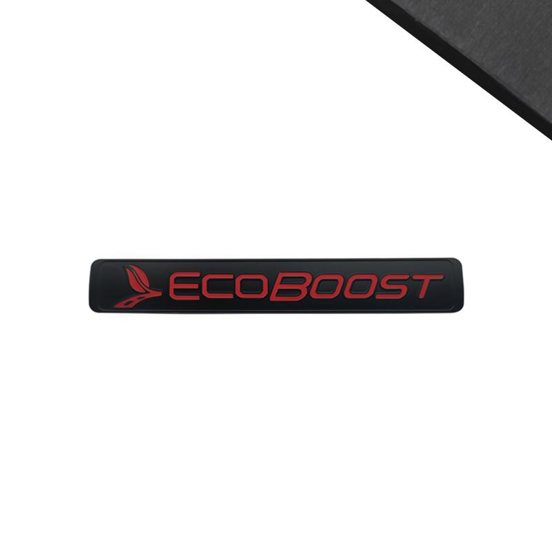 Ecoboost Emblem Car Styling 3D Sticker Metal LOGO Badge For Ford Mondeo Kuga BTRO3 Fusion Transit ST ST line Focus Fiesta Ecosport