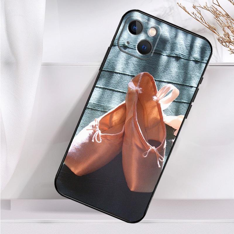 Чехол Ballet Ballerina Shoes Pointes для iPhone 14 16 15 Pro Max 11 12 13 Mini 7 8 Plus X XR XS MAX, мягкий противоударный чехол