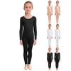 Versatile Kids Thermal Base Layer Set Round Neck Top & Elastic Waist Leggings – Ideal for Dance, Skating & Cold Weather