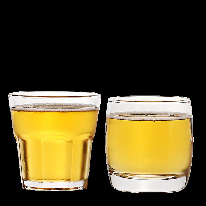 DM Tempered Octagonal Beer Glasses, 160ml (10-Pack)