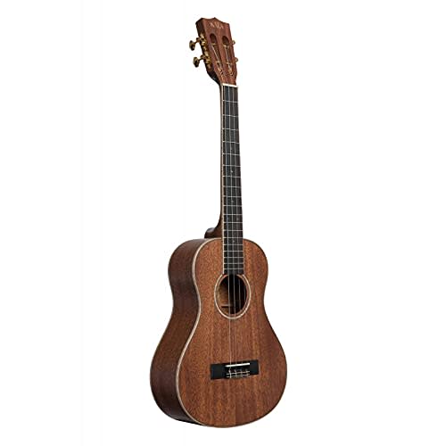 KALA Solid Mahogany Series Ukulele, Super Tenor, KA-AMHG-ST, with Solid Mahogany Body and Semi-Hard Case