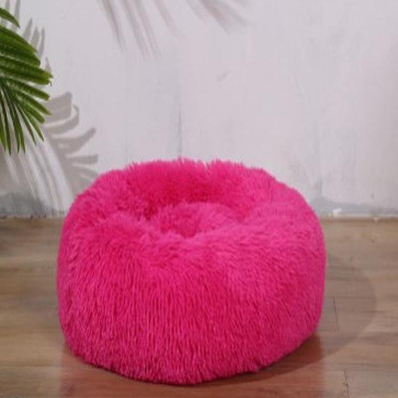 Роскошная пушистая очень большая кровать для собак, моющийся круглый диван для домашних животных, кошки, кровати, коврик, подушка для собак, подушка, кровать для домашних животных