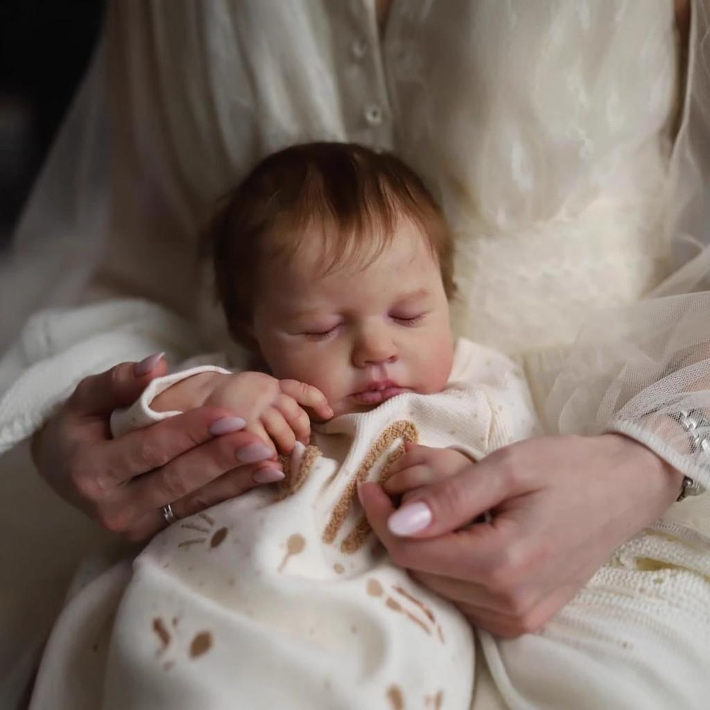 Реборн Baby Loulou, 19 дюймов, силиконовая кукла с реалистичными чертами, для коллекционеров и в подарок
