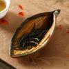 Аксессуары для Kung Fu Tea Плетеная из бамбука ситечко для чая Ретро Овальный совок для чайной пыли Китайский стиль Совок для чая Подарок